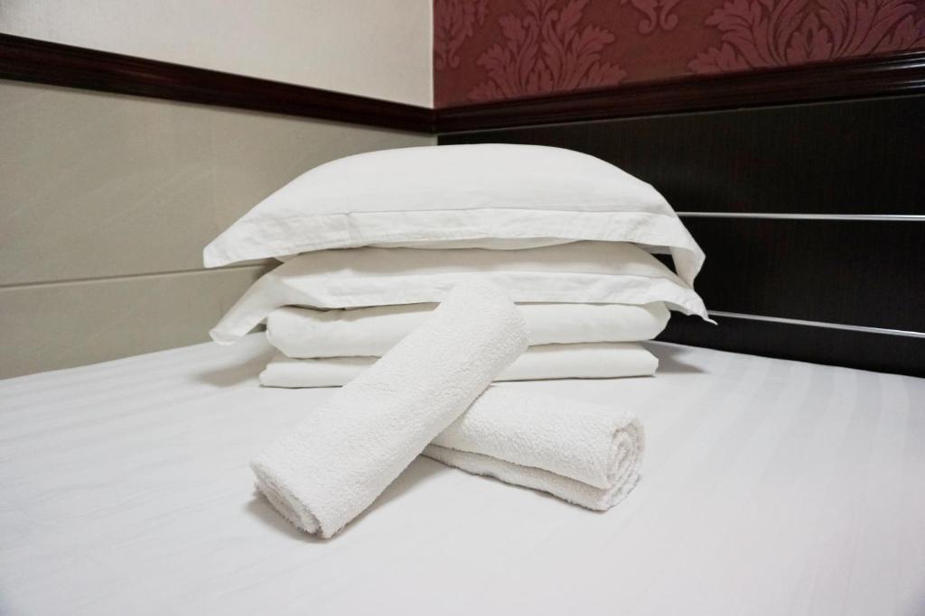 Postel nebo postele na pokoji v ubytování Hang Ho Hostel