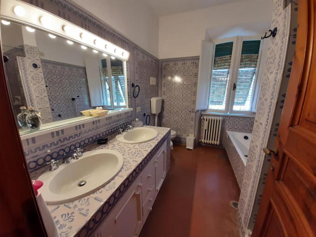Koupelna v ubytování Residenza La Limonaia