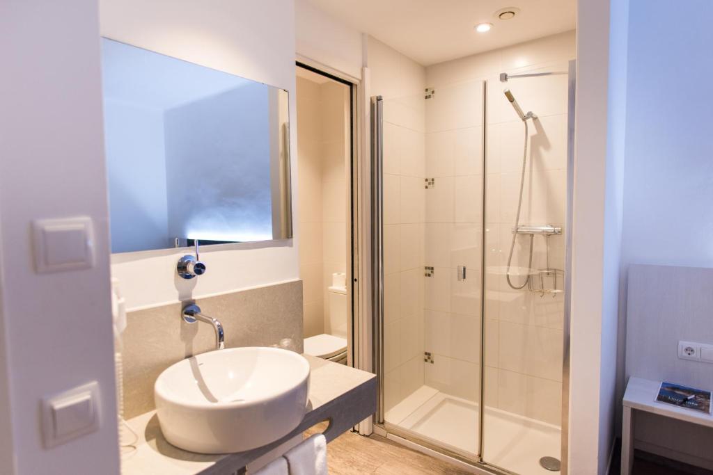 Koupelna v ubytování Hostal Ribas