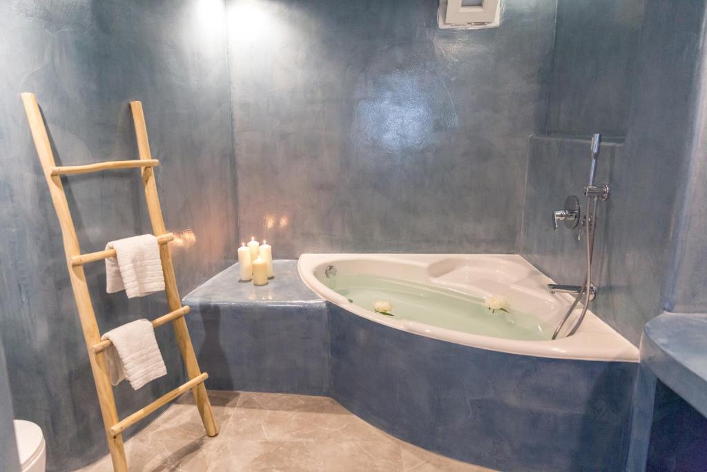 Koupelna v ubytování Margarita Hotel