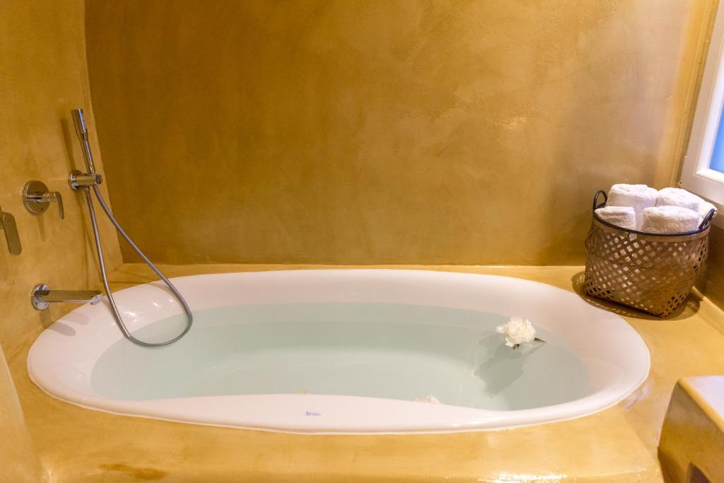 Koupelna v ubytování Margarita Hotel