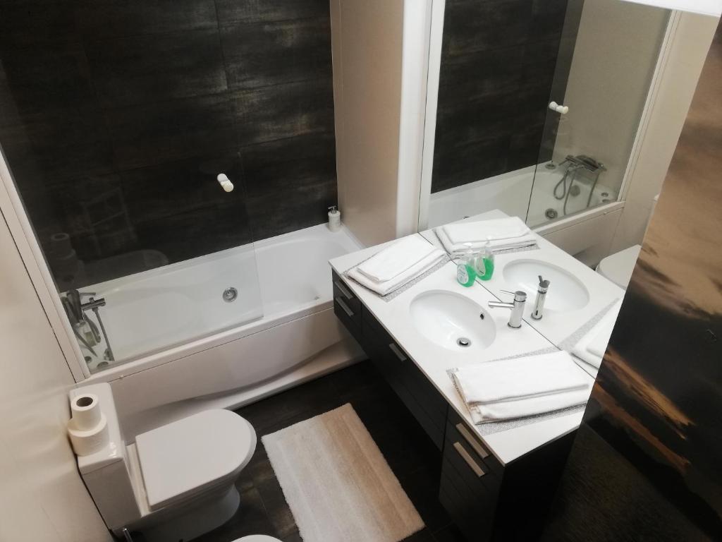 Koupelna v ubytování MicroRent Rooms