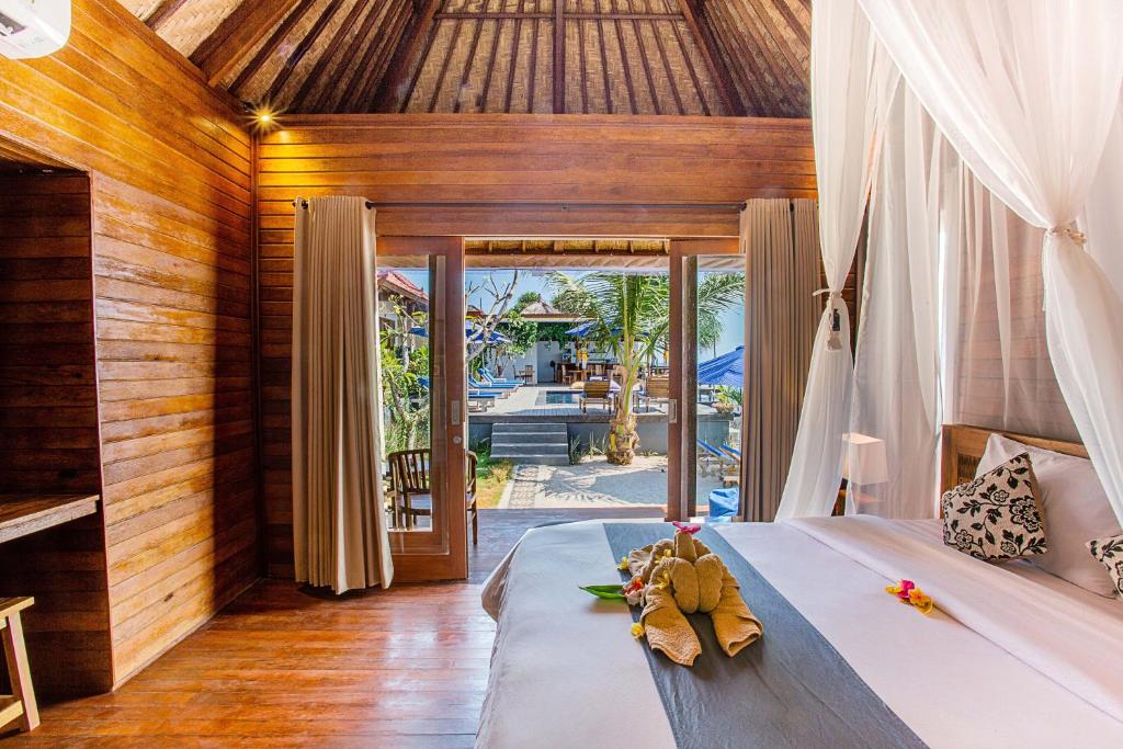 Nusa Veranda Sunset Villas & Restaurant - Camera Doppia Deluxe Con Balcone E Vista Sul Mare