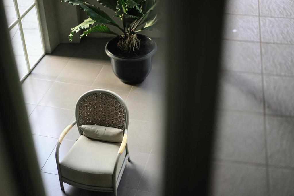 Posezení v ubytování Malaka Hotel Bandung