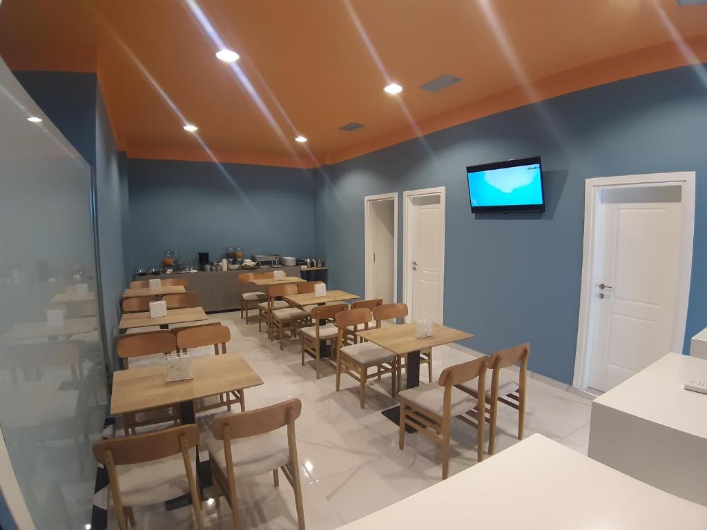 TV a/nebo společenská místnost v ubytování Bistrica Hotel