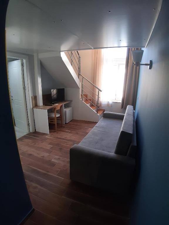 TV a/nebo společenská místnost v ubytování Bistrica Hotel