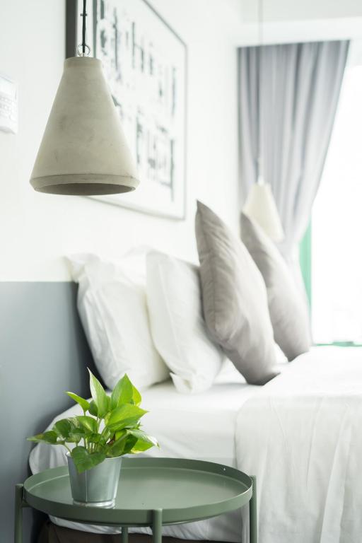 Postel nebo postele na pokoji v ubytování Z HOTEL