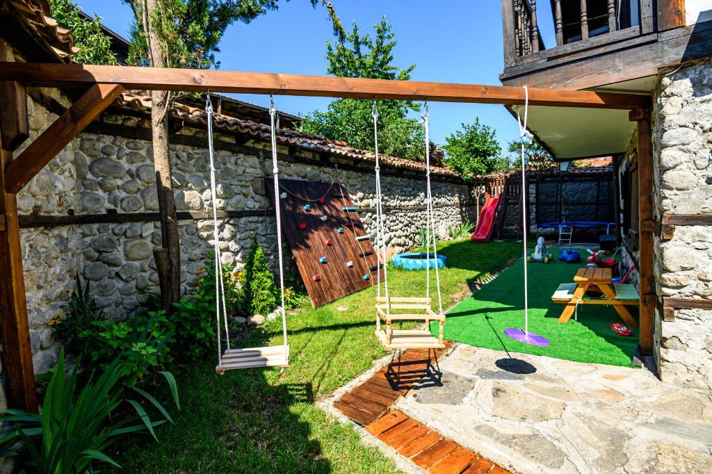 Zahrada ubytování Banskovilla Zlateva House