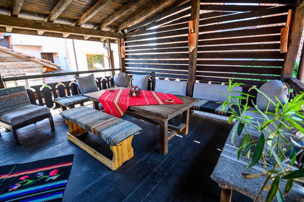 Posezení v ubytování Banskovilla Zlateva House