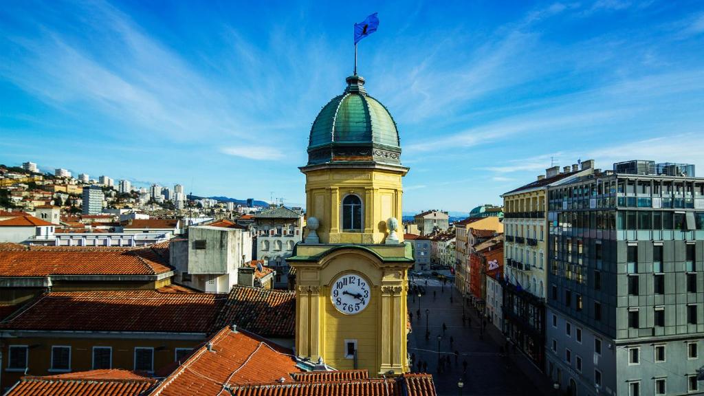 Výhľad na mesto Rijeka alebo výhľad na mesto priamo z apartmánu