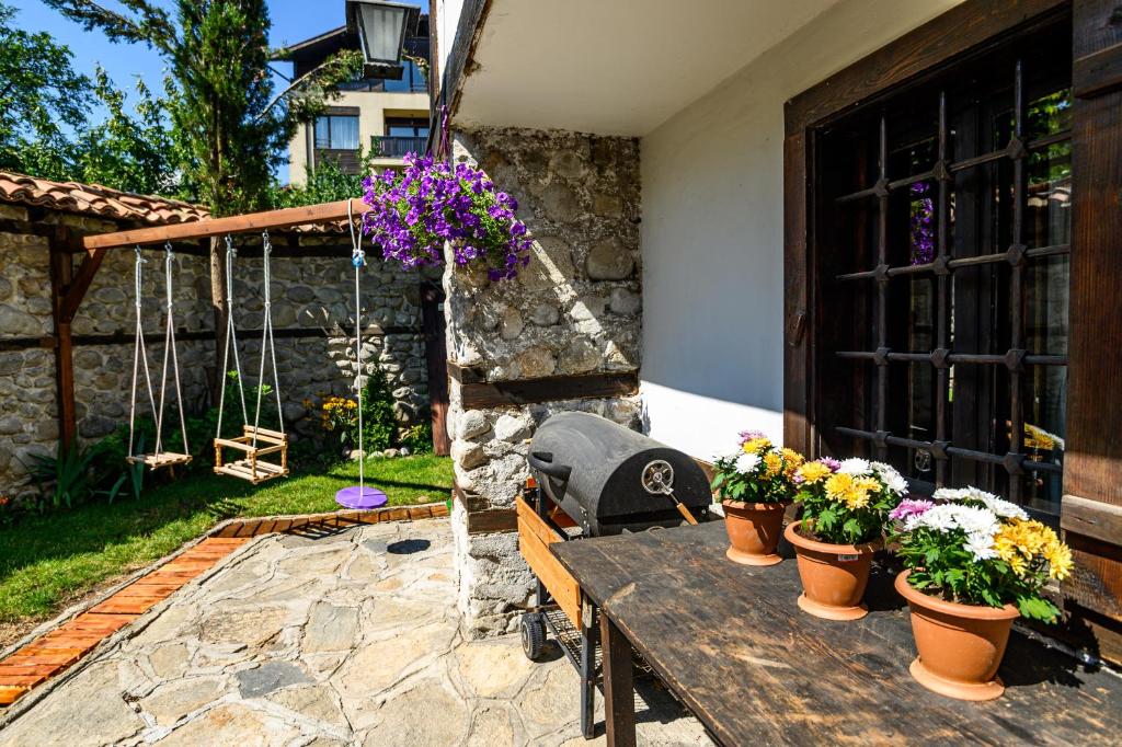 Zahrada ubytování Banskovilla Zlateva House