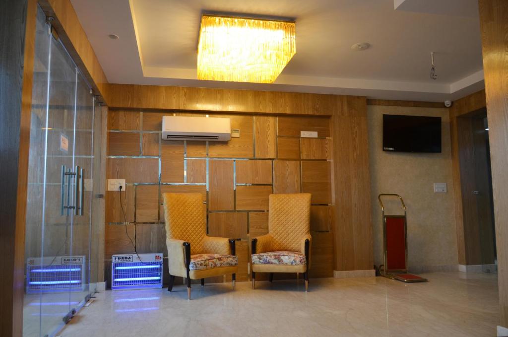 Posezení v ubytování Hotel Radiance