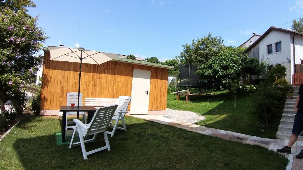 Zahrada ubytování Casa Verde Belluno