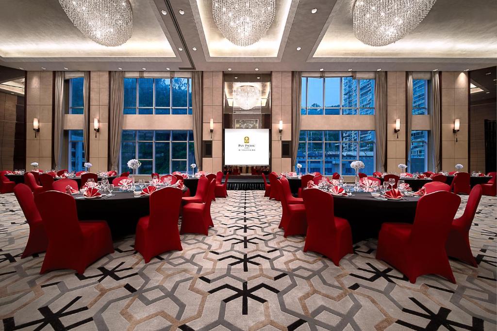 Restaurace v ubytování Pan Pacific Xiamen(Near the Ferry to Gulang Island and Metro Station)