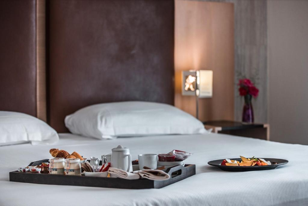 Katil atau katil-katil dalam bilik di Hotel Fontermosa