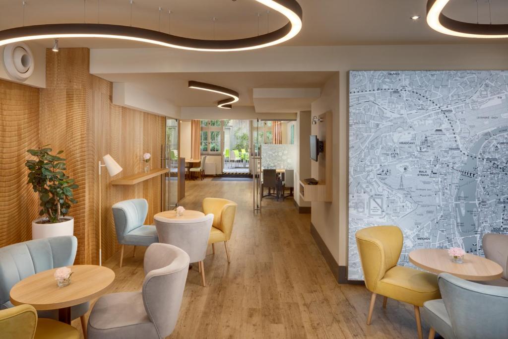 Posezení v ubytování Hotel Clement