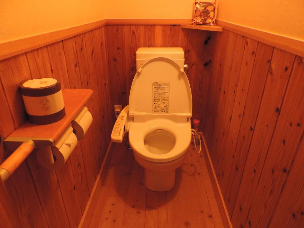 Koupelna v ubytování Ryokan Yunosako
