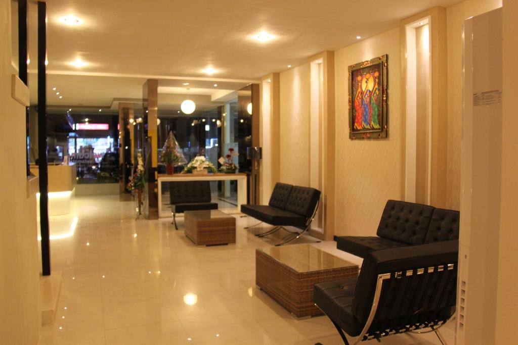 Posezení v ubytování SWK 95 Hotel