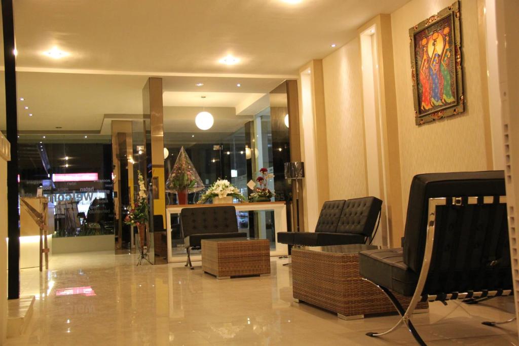 Posezení v ubytování SWK 95 Hotel