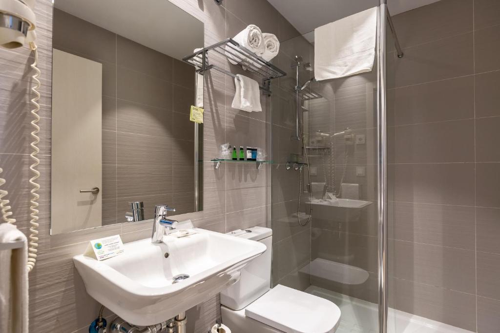 Kúpeľňa v ubytovaní Colectia Hotel Urumea