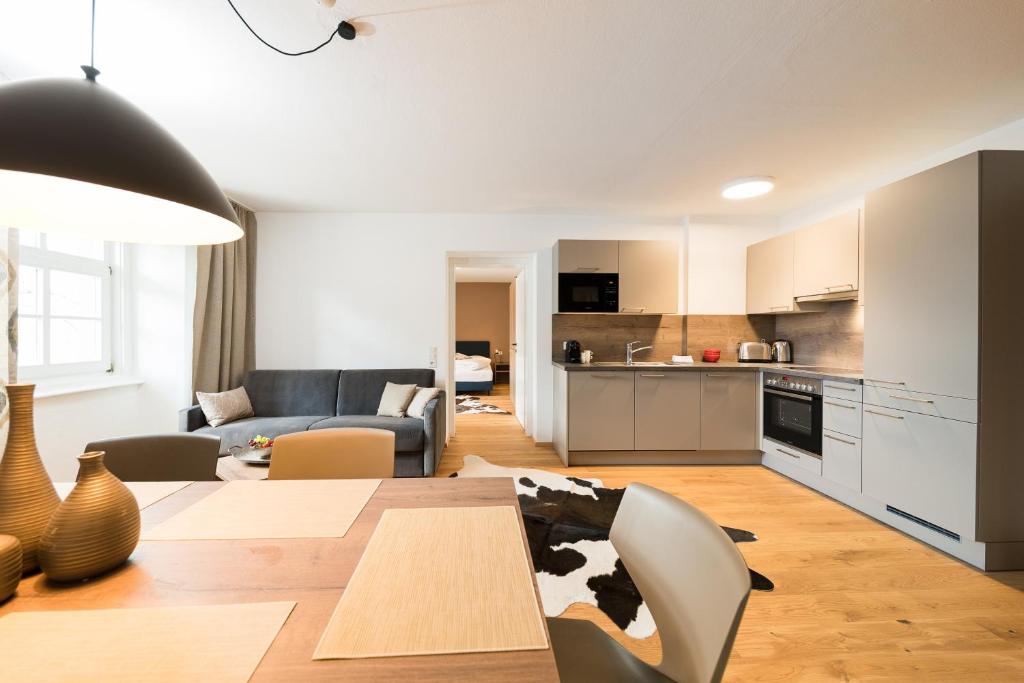 Kuchyňa alebo kuchynka v ubytovaní Ferienwohnung Hindenburg