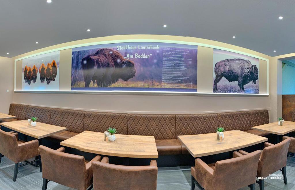 Posezení v ubytování Hotel & Restaurant Am Bodden