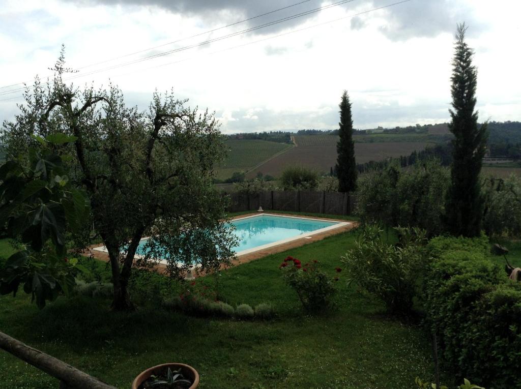 Bazén v ubytování Agriturismo L'Olmo nebo v jeho okolí