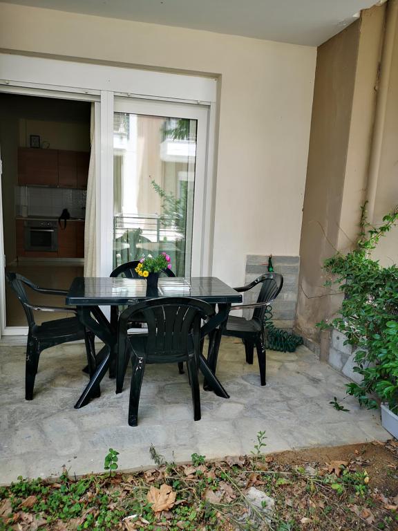 Patio nebo venkovní prostory v ubytování Apartment Oazis