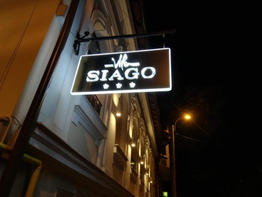 Certifikát, hodnocení, plakát nebo jiný dokument vystavený v ubytování Vila Siago