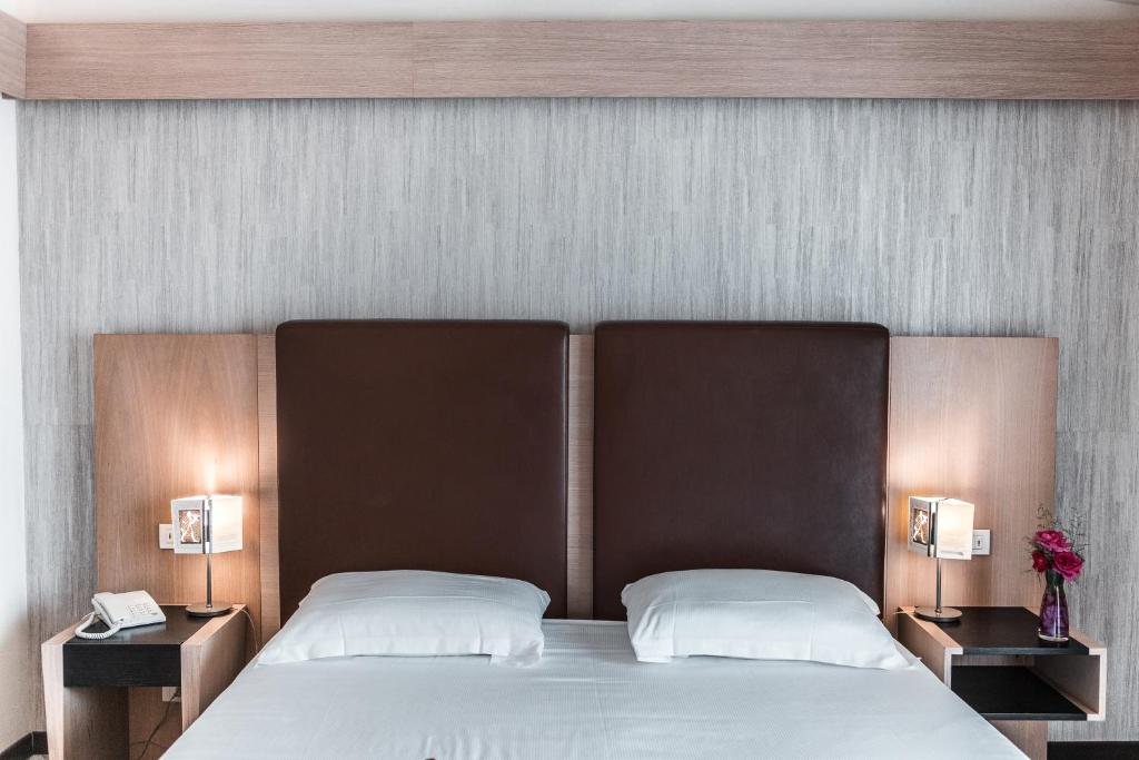 Katil atau katil-katil dalam bilik di Hotel Fontermosa