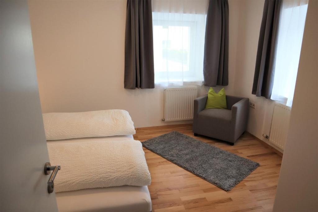 Posezení v ubytování Ferienwohnung Lenz