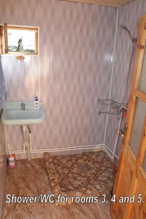Koupelna v ubytování Guesthouse Nakudurta