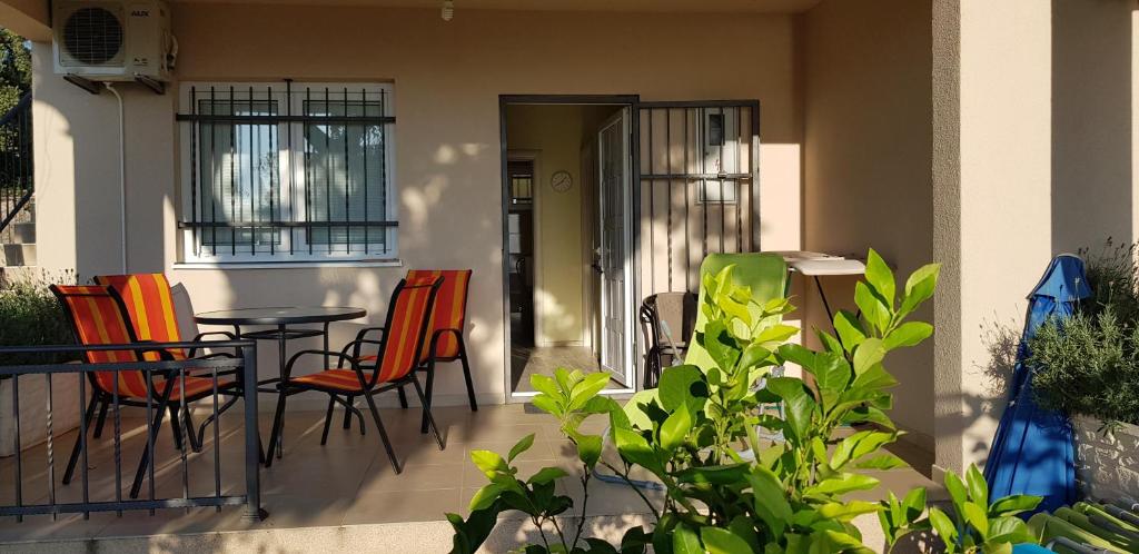 Balkón nebo terasa v ubytování Apartments Kli Kli