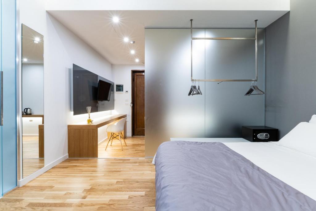 Postel nebo postele na pokoji v ubytování Concept Terrace Hotel