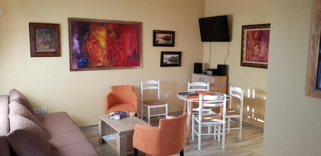 Posezení v ubytování Apartments Kli Kli