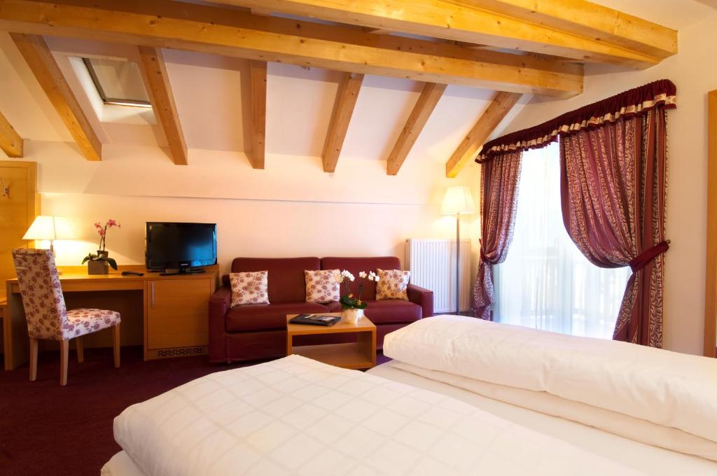 Voodi või voodid majutusasutuse Hotel Rotwand toas
