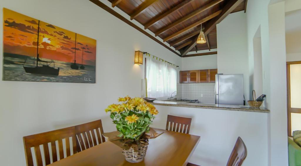 Kuchyň nebo kuchyňský kout v ubytování Mar Paraíso Hotel