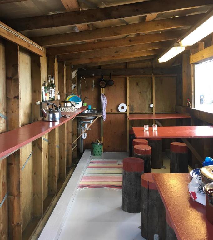 Kuchyň nebo kuchyňský kout v ubytování Stafafell Nature Park Camping