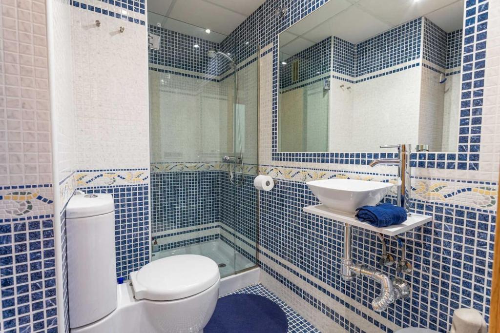 Koupelna v ubytování Apartamento Nicol