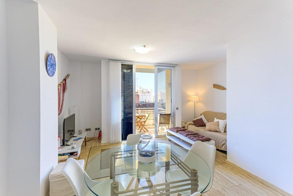 Posezení v ubytování Apartamento Nicol
