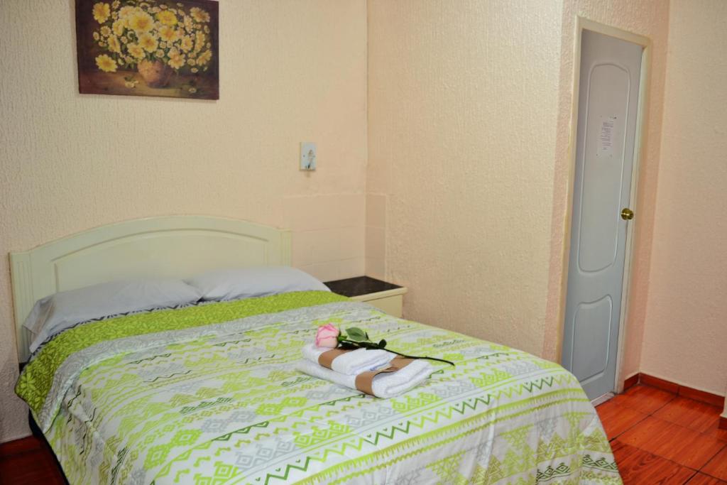 Postel nebo postele na pokoji v ubytování Hostal Brilliant