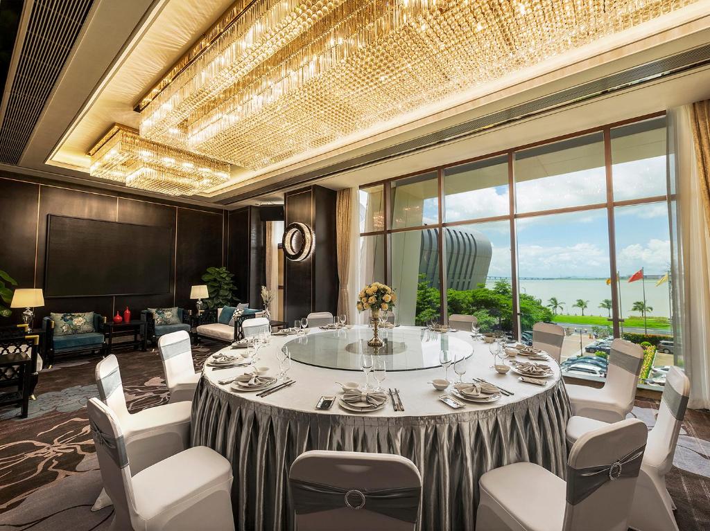 Posezení v ubytování Similan Hotel Zhuhai-Gongbei Port