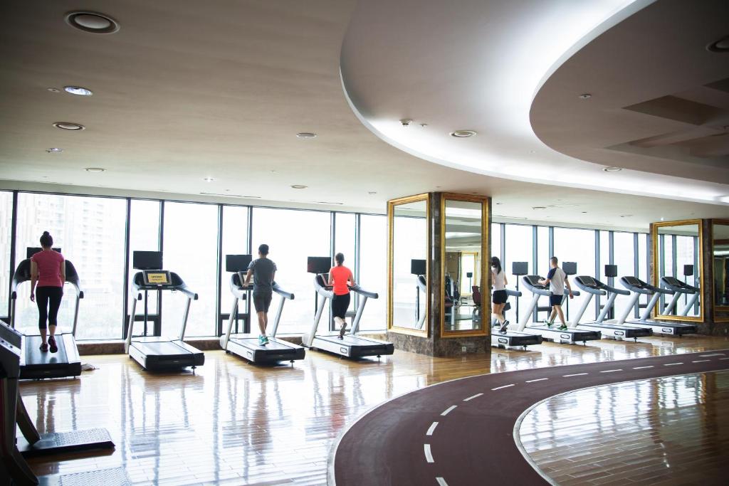 Fitness centrum a/nebo fitness zařízení v ubytování Grand Plaza Hotel Hanoi