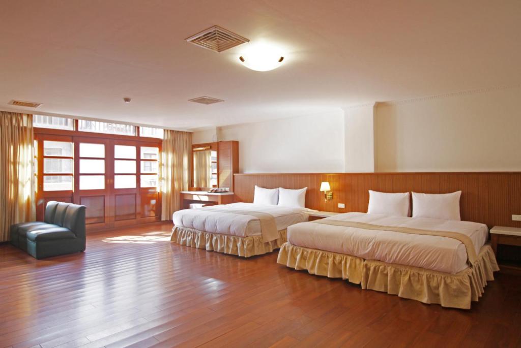 En eller flere senge i et værelse på 媽宮古街10號