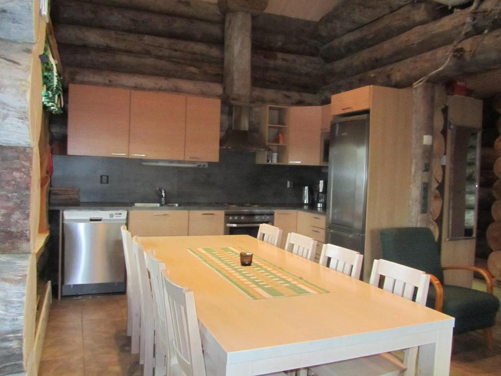 Kuchyň nebo kuchyňský kout v ubytování Rukakaiku Cottages