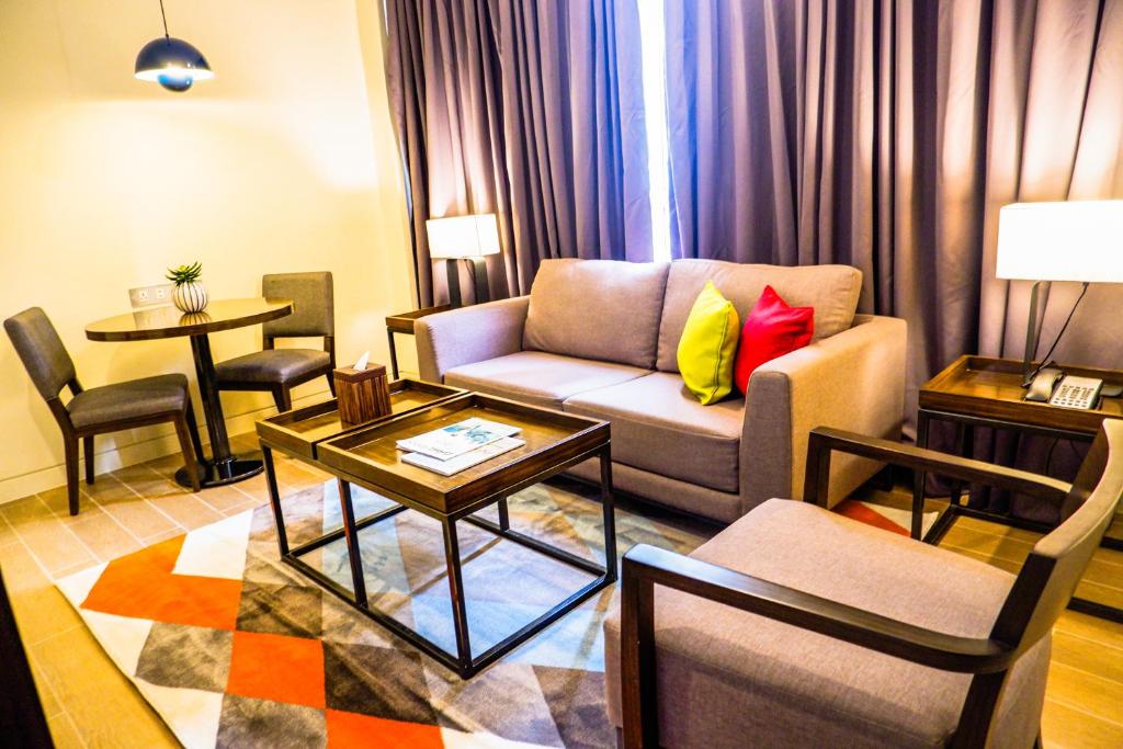 Posezení v ubytování Hotel Lucky Chinatown Binondo