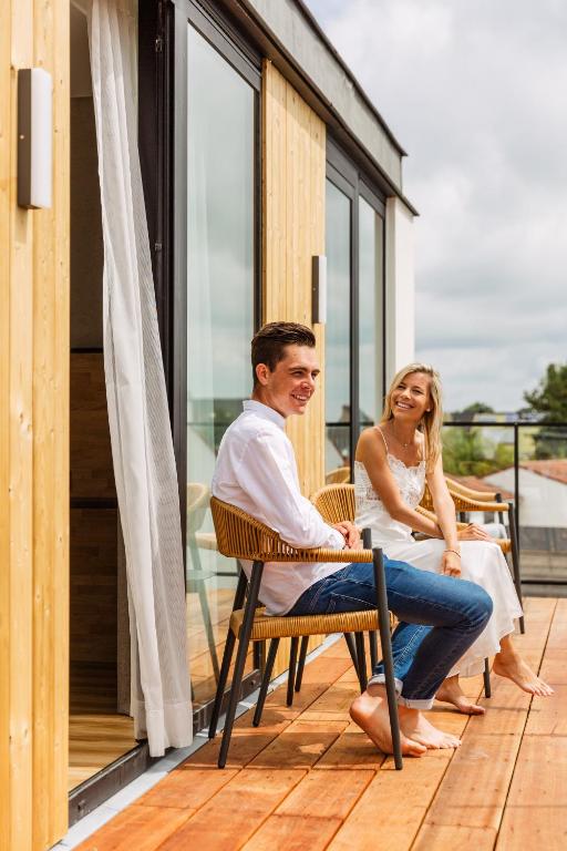 Balkón nebo terasa v ubytování C-Hotels Zeegalm
