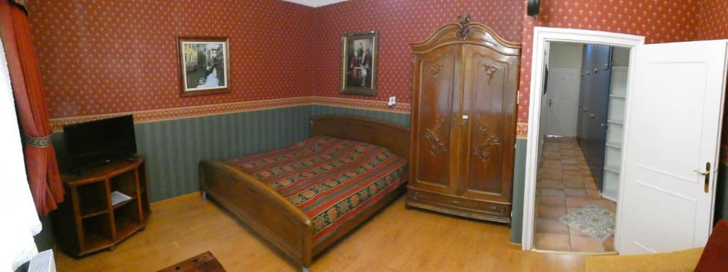 Posteľ alebo postele v izbe v ubytovaní The Boys Apartman