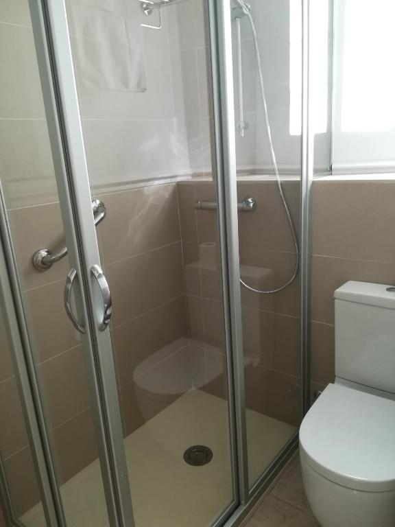 Koupelna v ubytování Hotel Tamariu
