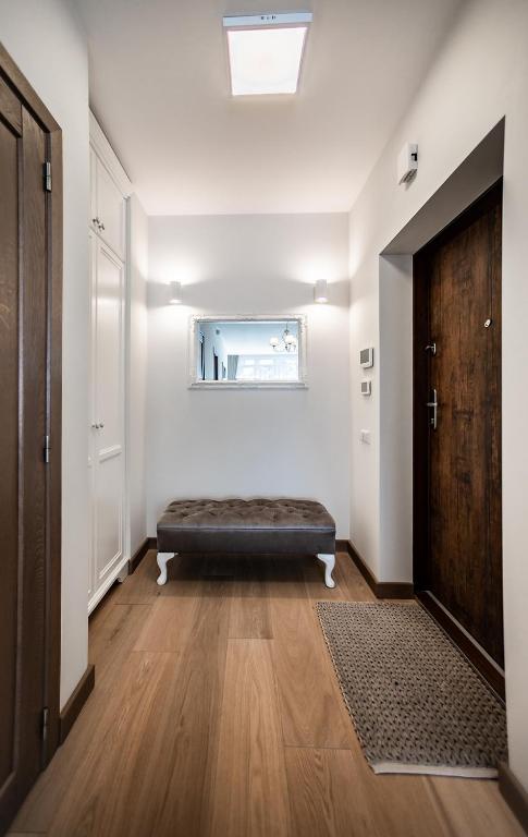 Postel nebo postele na pokoji v ubytování FoRest Apartments